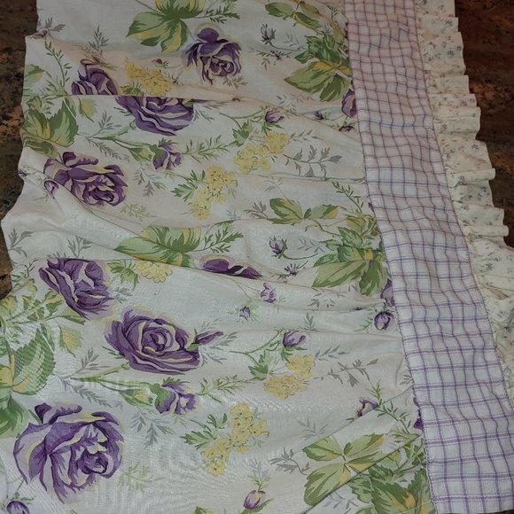 Pr American Pacific Ruffled Balloon Valances 68x18 - Picture 3 of 8